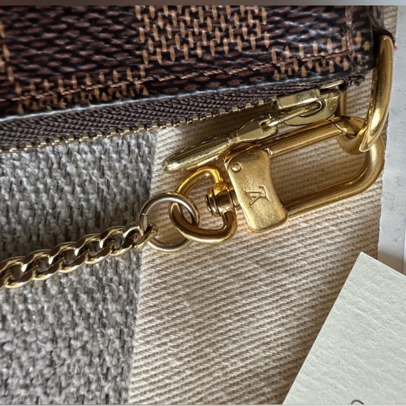 Authentic Louis Vuitton Mini Pouchette (SLG) in
Damier Ebene - Picture 6 of 6